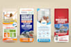 design door hanger, postcard mailer, dl flyer
