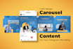 design instagram carousel for microblog content