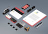 design business card with two concepts