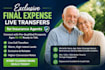 generate final expense live transfer leads for agents