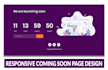 create coming soon page, under construction page