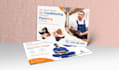 do promotional postcard design with gift voucher design