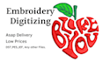 do embroidery digitizing logo into pes,dst,jef