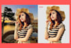 cut out the image background