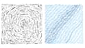 hand draw a seamless abstract line art pattern