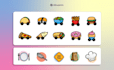 do the cutest hand drawn icon set for your web or app