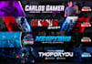 design attractive youtube gaming, twitch, twitter banner