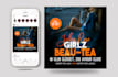 design a beautiful online fashion flyer or poster