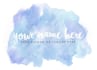 design a watercolor logo