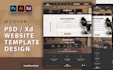 do web design, psd mockup, ui ux, website design or template or landing page