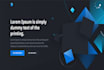 create responsive HTML landing page design in 24h