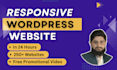 create responsive portfolio, restaurant business website