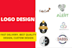create minimalist and creative business logo