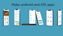 convert UI  UX or figma design into mobile app android and ios