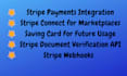 integrate stripe payment apis in python, react websites