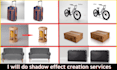 image editing, shadow, reflection, product photos for ebay, amazon