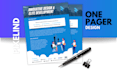 design professional one pager for business success