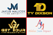 luxury 3d logo design, professional brand identity, initials, monogram creation