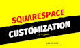 create squarespace website design or squarespace online store