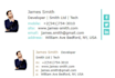 design a clickable HTML email signature