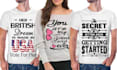 design custom typography t shirt for print on demand