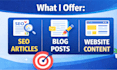 write engaging SEO articles, blog posts and webiste content