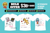 do trendy custom and bulk t shirt designs