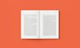 design clean book layout in indesign