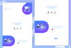 design and prototype a website or landing page in figma, xd
