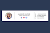 create clickable email banner, email signature, web banner