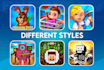 create high quality game app icon