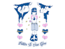 create y2k, grunge, hip hop, anime characters