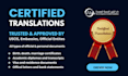 do certified translation in 24h from and to all languages