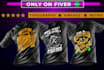 design custom merch t shirt graphic and merchandise design