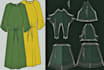 make men, women clothing sewing pattern and grading