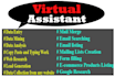 be your virtual assistant for linkedin data entry, web research