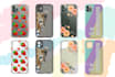 create phone case cover mockup design with smart object