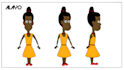 create a 2d animation video with your characters