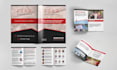 design and redesign trifold, bifold, gate fold, z fold business brochure