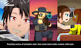 create a traditional 2d animation in anime style