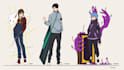 create anime style character design as your request