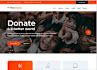 build ngo charity website for nonprofit charity donations