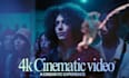 create a cinematic 4k music video or lyric video for your song
