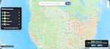 develop interactive map with full customization and visualizations