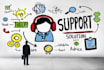offer customer support service, voice, email and chat