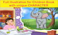 make american african children book illustration and character illustration