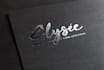 create a unique simple text logo or handwritten