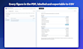 extract tables and data from scanned pdfs to excel or json with ai ocr