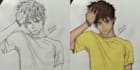 color your drawing, manga, or comic page