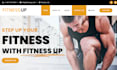 develop a responsive fitness, gym, workout and sports website